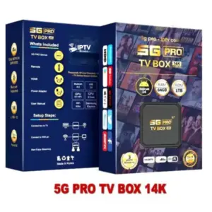 5G Pro Android IPTV Box | 64GB RAM, 1TB ROM | Ultimate 4K UHD Streaming in Dubai UAE